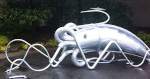 Squid bike rack by Seattle Aquarium, Alaskan Way at Pike Street Hillclimb