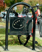 Bike rack by Bel Air Armory